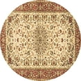 thumbnail image 1 of Ahgly Company Indoor Round Persian Brown Traditional Area Rugs, 8' Round, 1 of 4