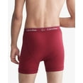 thumbnail image 3 of Calvin Klein Men's Cotton Classics 3-Pack Boxer Brief Large Tuffet, Red Carpet, Tapioca, 3 of 5
