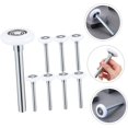 thumbnail image 4 of PinesC 8 Pcs Rouleaux de Porte de Garage Poignée de Porte de Garage Porte Coulissante de Placard Rouleau de Porte de Garage Charnières Rouleaux de Roulettes Robustes Remplacement Voiture Nylon Blanc, 4 of 5