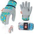 thumbnail image 1 of wonima02 2Pairs 3-4 Years Kids Gardening Gloves,Children Yard Work Gloves,Soft Safety Outdoor Playing Gloves(Size KID:XS,2 Color,KID-MF3561), 1 of 1