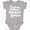 AC-Heather Grey, variant on Inktastic Future Hockey Player Boys Sports Boys Baby Bodysuit