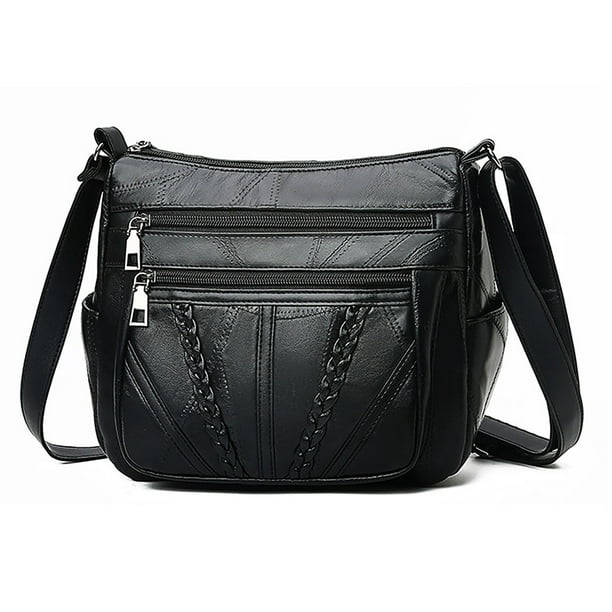 FORJOE Crossbody Bags For Women Pocketbooks Soft PU Leather Purses and