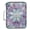 Violet Floral Stained Glass, variant on Haosy Accordion File Organizer Zipper Binder 500 Sheet 6-Tab Expanding File Folder Multi-Pocket 1.2 Inch 3 Ring Soft Pink Star Flower