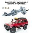 thumbnail image 3 of mmirethe Front Rear Axle For FCX18 FCX24 Crawler Rc Front Rear Axle Aluminum Alloy Protector RC Car Accessories Replacement Parts Titanium, 3 of 6