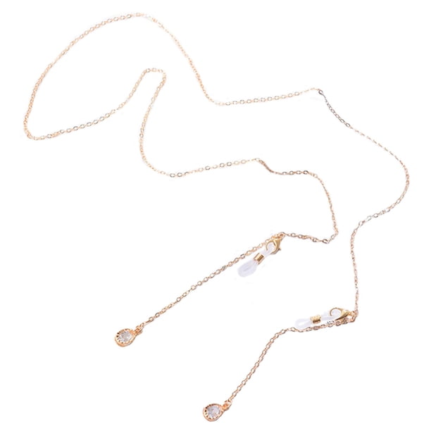 Elegantes gafas de lectura, gafas de sol, cadena para anteojos, retenedor con estilo, cordón de sujeción, soporte para máscara, cadena para mujer , Salvador cadena de anteojos