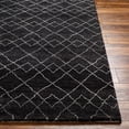 thumbnail image 3 of Hauteloom Sandyford Wool Hallway, Kitchen Runner Rug - Farmhouse - High Pile - Black, Charcoal, Cream - 2'6" x 8', 3 of 14