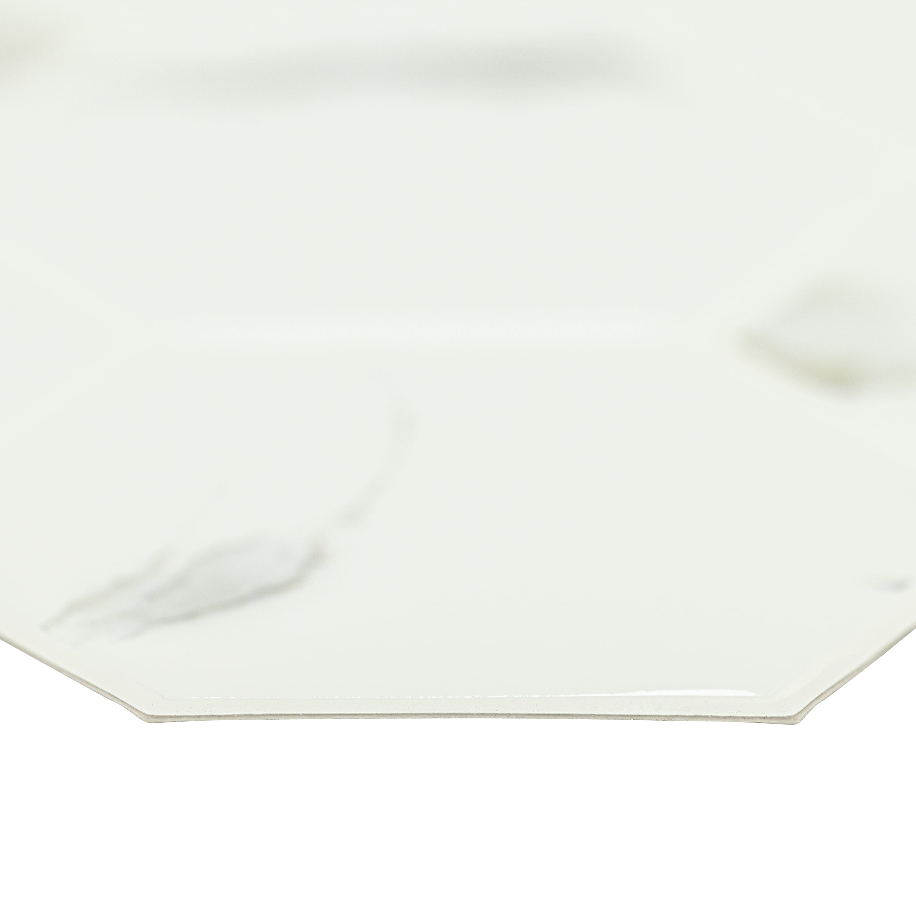 Mainstays 10 in. W x 10 in. L White Marble Hexagon Peel & Stick Mosaic Wall Tile (2.72 Sqft / pack)