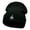 Black, variant on DC Capitol Embroidered 12 Inch Knitted Long Beanie - Dk Green OSFM