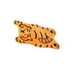 thumbnail image 1 of Alfombra decorativa antideslizante perfecl con patrón de dibujos animados para baño puerta Naranja, 1 of 8