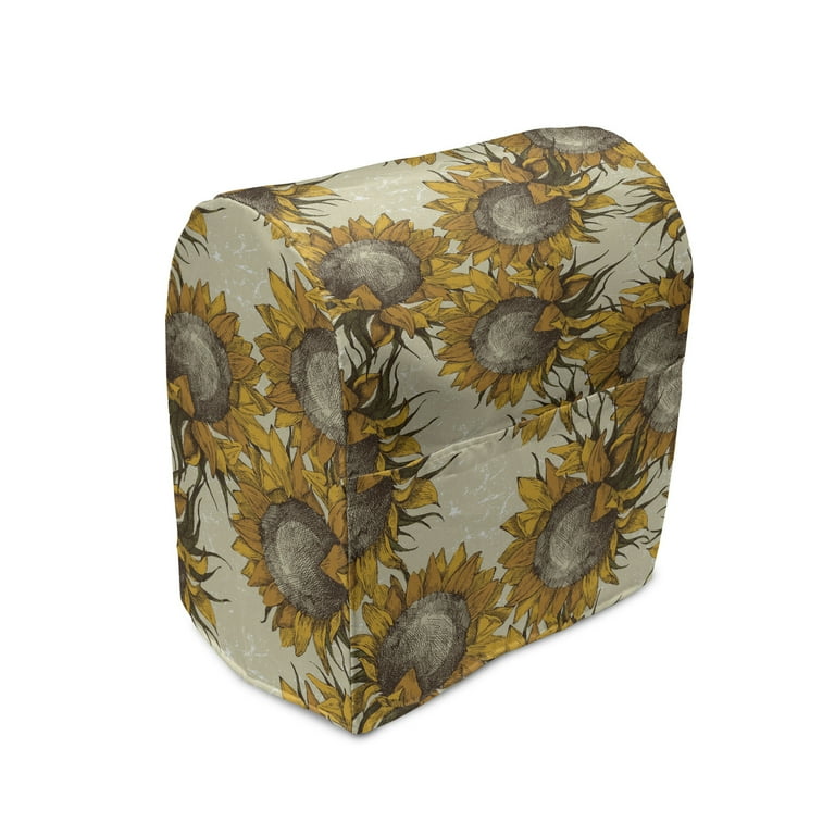  Stand Mixer Cover,Sunflower Kitchen Mixer Cover