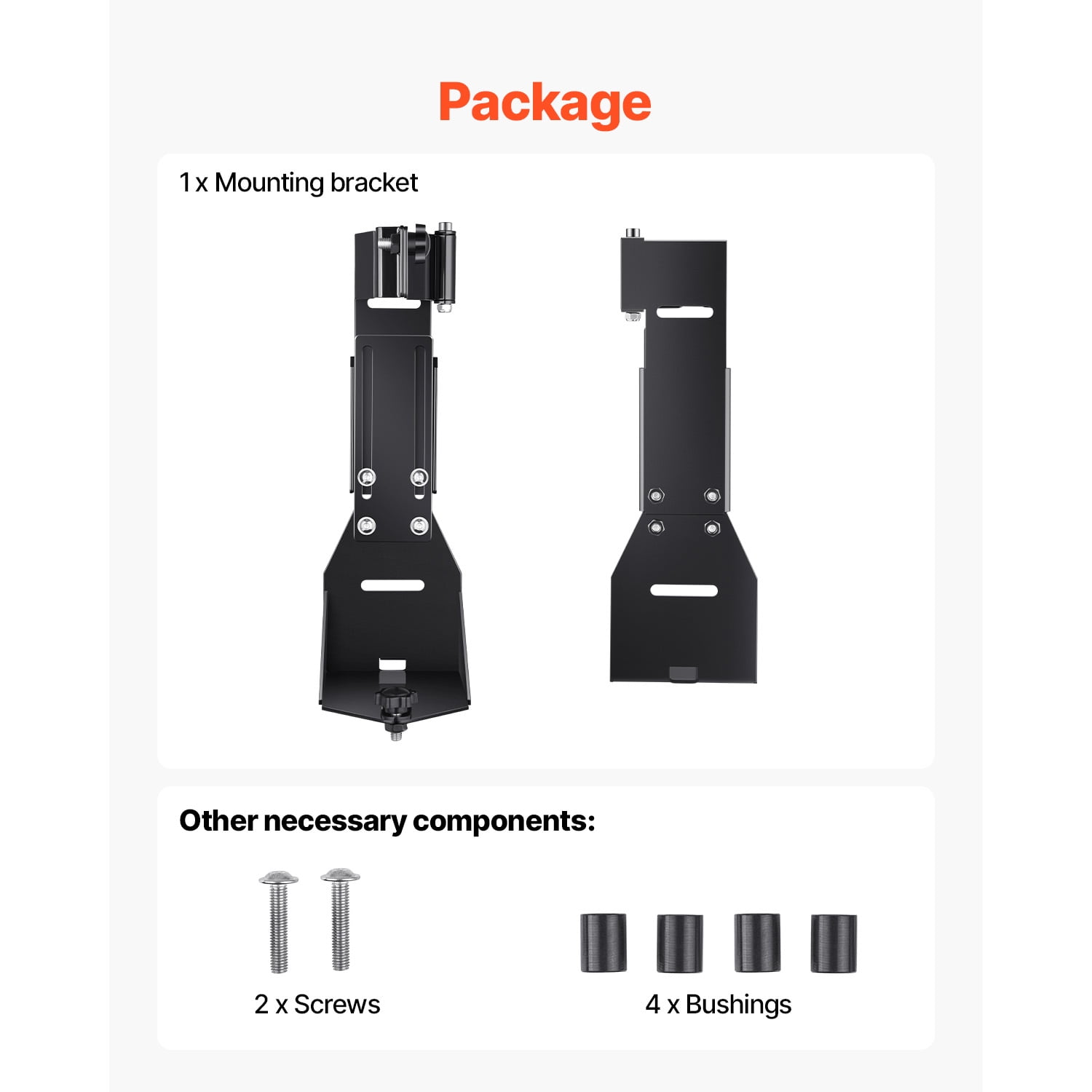 KFFKFF High Lift Jack Mount Bracket, Heavy-Duty Farm Jack Holder Kit, Mount Carrier for Off-Road Jacks, Compatible with YJ (1986-1996), TJ (1997-2006), JK (2006-2018), JL (2018-2024)