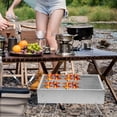 thumbnail image 3 of OULII Travel Grill Stainless Steel Grill Compact Outdoor Adventure 1Set, 3 of 8