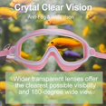 thumbnail image 5 of Swim Goggles 2 Pack Anti-Fog Anti-UV Wide View Swimming Goggles for Kids 3-15, 5 of 5