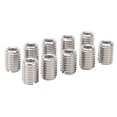 thumbnail image 4 of 10 Pcs Inserts de Réparation en Fil d'Acier Inoxydable 303 - M6x1.0 Femelle à M10x1.5 Mâle Écrous de Réduction, Longueur 14mm avec Fente, Attaches Durables pour Entretien Aviation, Automobile, Électronique & Machines, 4 of 6