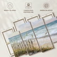 thumbnail image 6 of Elephant Stock Mist Ocean View Wall Art - Horizontal Multi Panel Canvas - Living Room Wall Decor - Beach Multi Panel - Gray And Blue Decor By Julie Derice - 43" x 27", 6 of 8