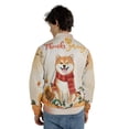 thumbnail image 5 of Happy Thanksgiving Shiba Inu with Turkey Pumpkins Autumn Vibes All Over Print 3D Baseball Jacket Shibas Dog Lovers Gifts Idea Bomber Jacket Softball - 12018, 5 of 6