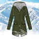 thumbnail image 2 of Chaqueta de Lluvia Sólida Para Mujer Al Aire Libre de Talla Grande Impermeable Con Capucha A Prueba de Viento Abrigo Suelto Odeerbi  ODB-6, 2 of 6