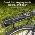 thumbnail image 2 of Soporte trasero para bicicleta Schwinn Deluxe, ligero, 9 kg de capacidad, negro, 2 of 6