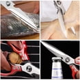 thumbnail image 3 of AWinjoy Ciseaux de Cuisine, Ciseaux de Cuisine Tranchants Robustes Compatibles Lave-Vaisselle, Accessoires de Cuisine Rouges Ciseaux de Cuisson pour Cuisine Viande Poulet Poisson Volaille Herbes Pain (Rouge), 3 of 6