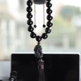 thumbnail image 6 of Pixiu Car Pendant with Buddha Beads Driving Amulet Rearview Mirror Hanging Decor Spiritual Ornament for Vehicle Interior, 6 of 6