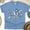 CarolinaBlue, variant on Lake Life Camo T-Shirt, Fishing and Boating Graphic Tee for Summer, White, Size S