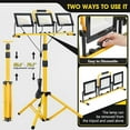 thumbnail image 5 of IJIL 21000 Lumen Work Lights with Stand, Foldable Tripod Stand Waterproof LED Lamp for Outdoor Indoor(3PACK), 5 of 7