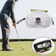 thumbnail image 3 of Golf Ball Pouch Tee Holder Belt Waist Bag Made of Polyester Fabric for Golf Sports Accessory Holds and 2 golf professional tees, 3 of 9