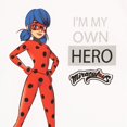thumbnail image 2 of Miraculous Girls My Own Hero Short Sleeve T-Shirt Sizes 4-12, 2 of 2