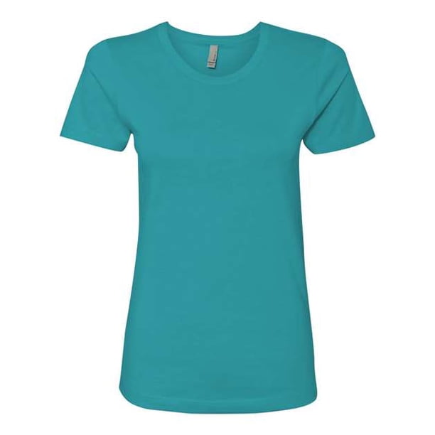 Camiseta estilo camiseta de novio para mujer. (Azul Tahití) (Pequeño) Ropa de siguiente nivel 3900