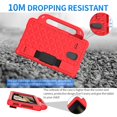 thumbnail image 4 of Samsung Galaxy Tab A 8.0 2017 Case for Kids, Dteck Light Weight Handle Stand Shockproof Protective EVA Case for Samsung Galaxy Tab A 8.0 Inch SM-T380 / T385,Red, 4 of 6