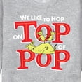 thumbnail image 3 of Hop on Pop - We Like To Hop Pop - Men's Crew Neck Fleece Pullover, 3 of 5