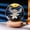 Dark Brown, variant on Hot 6cm 3D Crystal Ball Stitch Pikachu Doraemon A Dream Hello Kitty Crystal Planet Night Light Laser Carving Children's Gifts