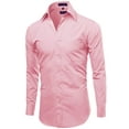 thumbnail image 2 of FashionOutfit Men's Regular Fit Dress Shirt, 2 of 5