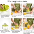 thumbnail image 4 of Multifunctional Manual Juicer with Garlic Grater Attachment, Versatile Tool For Culinary Creations, Perfect For Indoor And Outdoor Cooking Adventures (15Oz), 4 of 8
