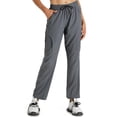 thumbnail image 1 of Pantalones de senderismo Seamaid de secado rápido resistentes al agua para mujer, color gris acero, 1 of 6