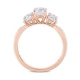 thumbnail image 4 of Everly Women's Moissanite 10K Rose Gold Engagement Ring, 4 of 7