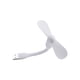thumbnail image 2 of Mini ventilador USB flexible para banco de energía, computadora portátil, PC, cargador de CA (blanco) Likrtyny Para estrenar, 2 of 8