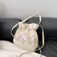 thumbnail image 2 of Bolso Hombro Cuerpo Cruzado para Mujeres Arpillera Floral El Compras Viajes, 2 of 8