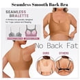 thumbnail image 5 of Women's Front Side Buckle Lace Edge Without Steel Ring Movement Seamless Gathering Adjustment Yoga Sleep Large Bra Wireless Support Bras for Women Small Bras No Wire Push up Bra Pack of Bras for Women, 5 of 8