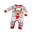 thumbnail image 6 of Onlypjs Family Matching Christmas Pajamas – Reindeer Print Long Sleeve Sleepwear Sets for Women, Men, 6 of 8
