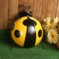 thumbnail image 6 of Wovilon Home Decor for Living Room Metal Garden Wall Art Decorative Cute Ladybugs Outdoor Wall Sculptures, 6 of 8