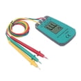 thumbnail image 2 of Probador de secuencia trifásica Pantalla LCD Medidor detector de rotación de fase 40‑600V para pruebas, 2 of 14