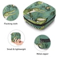 thumbnail image 3 of Crocodile Women's Period Storage Bag with Velvet Fabric, Sponge Padding, and Oxford Cloth Material - 4.7x6.6x6.6 in - for Organizing Your Sanitary Pads, 3 of 6