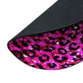 thumbnail image 3 of WIRESTER 7.88 in Round Mouse Pad with Non-Slip Rubber Base for Computers, Laptop, Office & Home - Pink Glitter With Black Pink Leopard, 3 of 5
