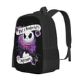 thumbnail image 3 of Jack And Sally Night-Mare Before Christmas Backpack,3d Print Laptop Backpack Lightweight Casual Daypack Bookbag Multi-Function Travel Backpack, 3 of 3