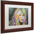 thumbnail image 2 of Trademark Fine Art "Bardot1" Canvas Art by Dean Russo, White Matte, Wood Frame, 2 of 4