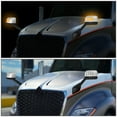 thumbnail image 7 of DNA Motoring MIRROR-HAY-015-CH For 2018-2022 Harvester MV MV607 RH613 Chrome Amber Chasing LED Arrow-Chevron Manual Pair Hood Mirrors, 7 of 7