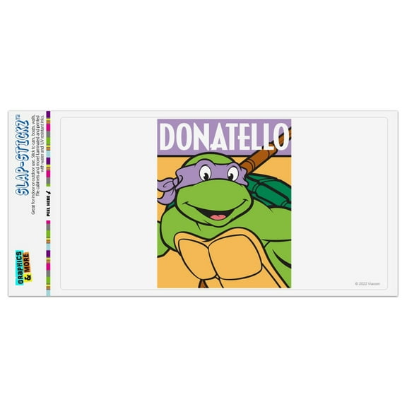 Teenage Mutant Ninja Turtles Donatello Automotive Car Window Locker Bumper Sticker