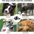 thumbnail image 6 of Reflect Light Dog Mouth Guard Cover Comfy Breathable Basket Muzzle Against Biting Barking Dog Mask Anti-barking Muzzle For Pets, 6 of 9