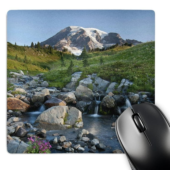 3dRose, Washington, Mt Rainier NP, Paradise Meadows - US48 CCR0278 - Charles Crust, MousePad